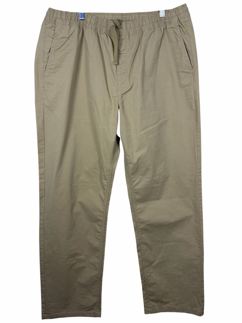 Vans Range Elastic Relaxed Fit Chino Pants XXL Khaki Skate Drawstring